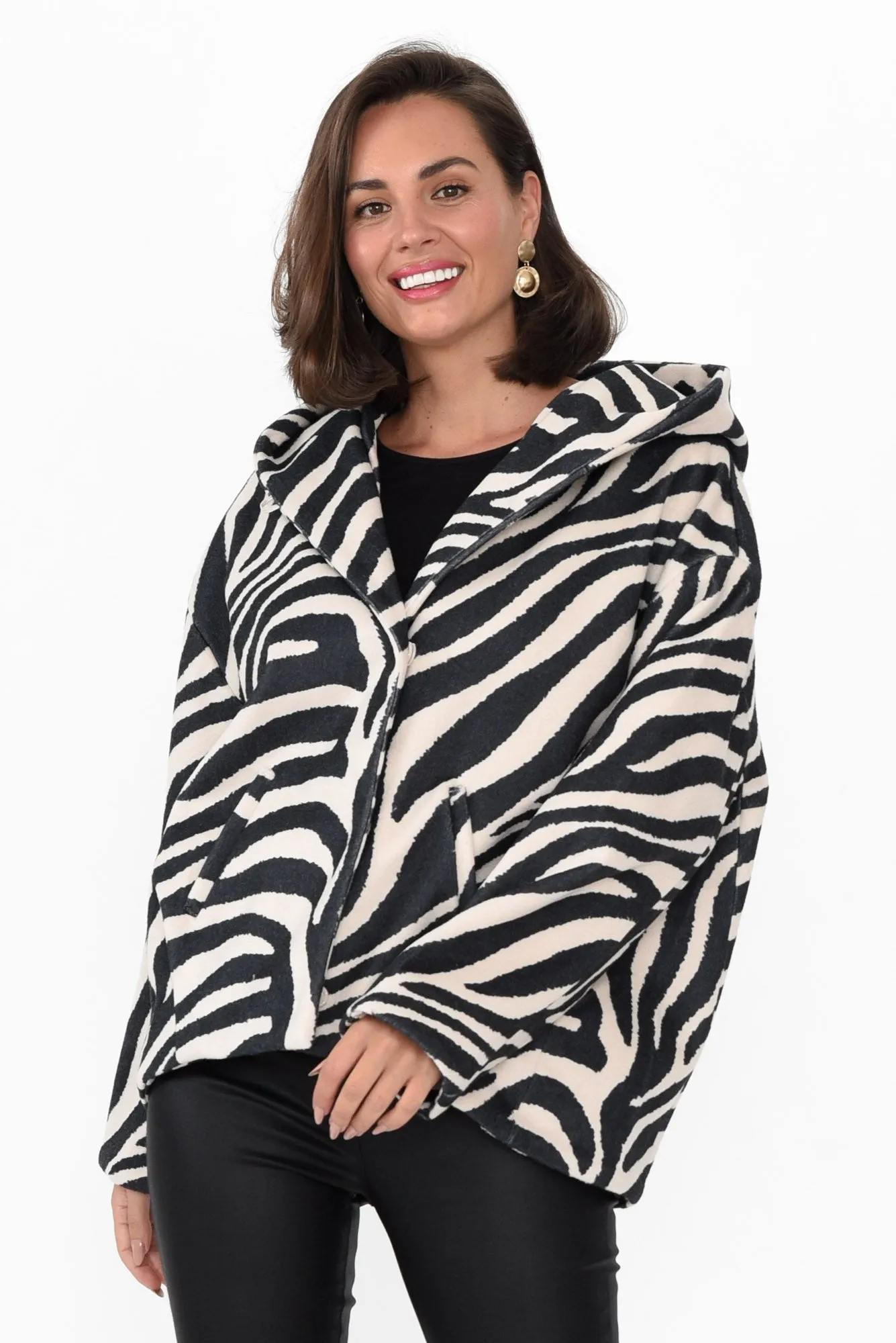 Nolon Zebra Hooded Jacket