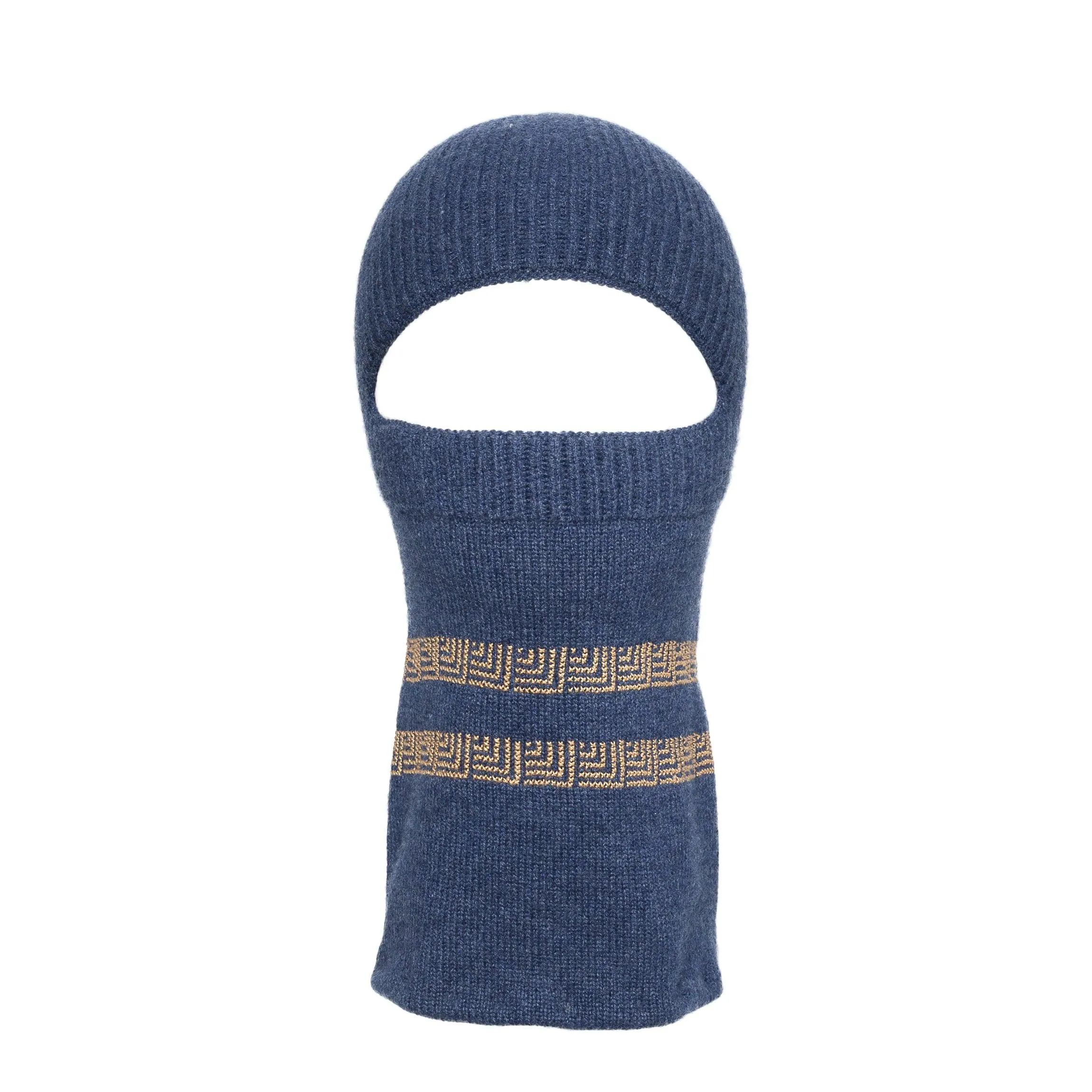 NOTTE BLUE CASHMERE BALACLAVA/BEANIE