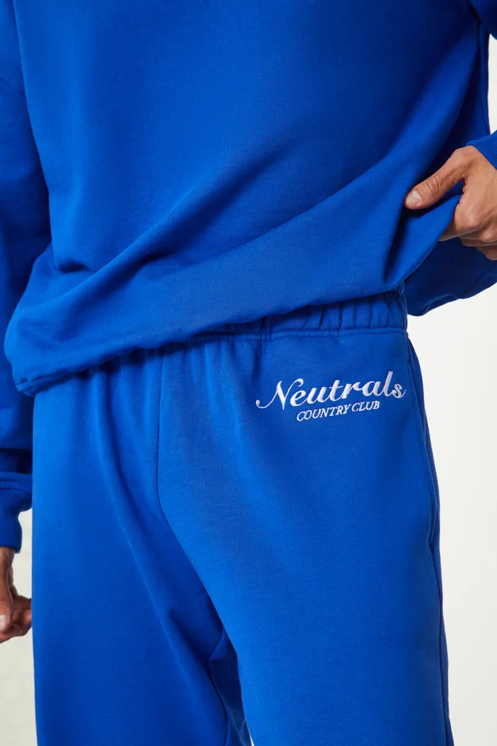 NTRLS Cobalt Blue Cuffed Joggers