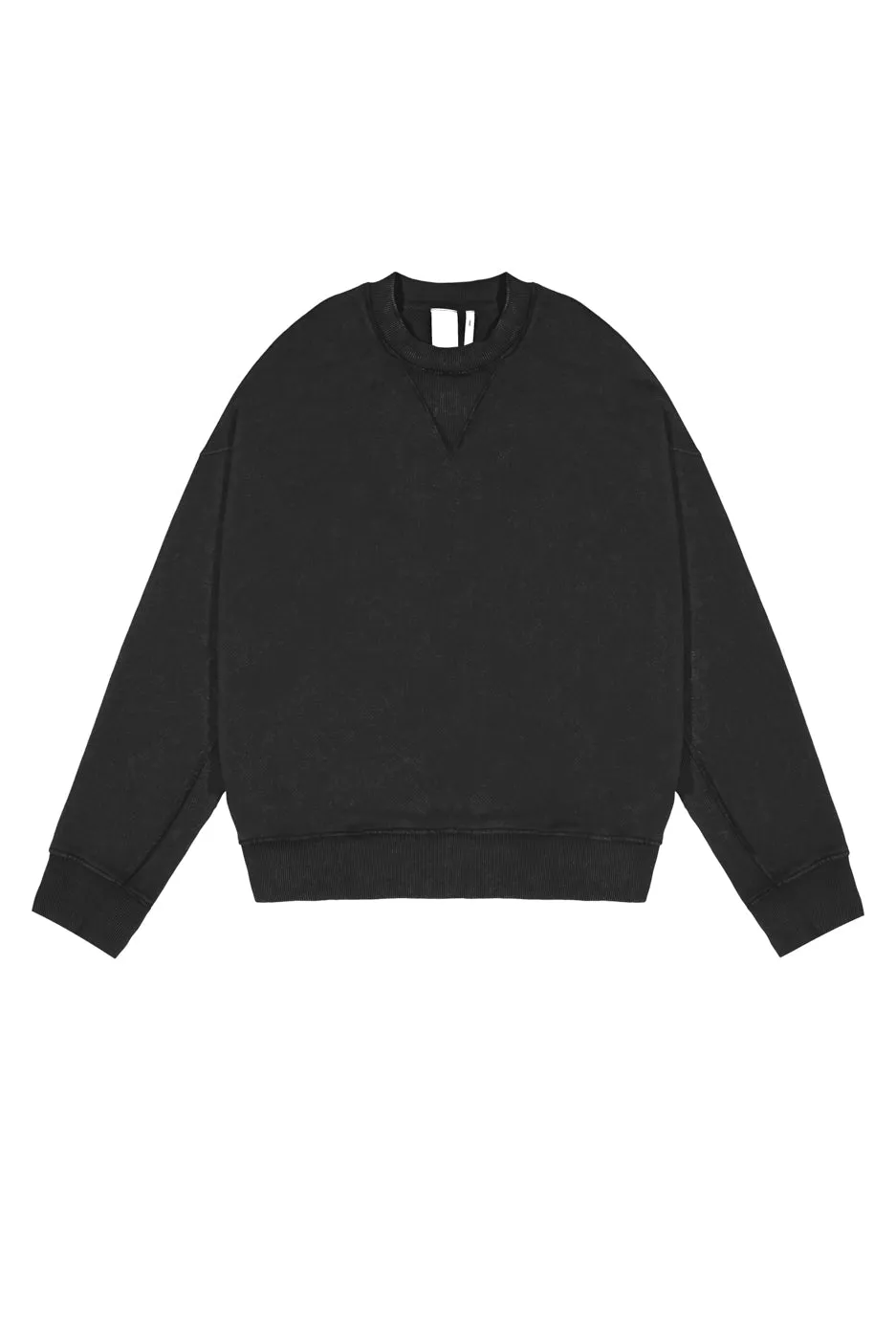 NTRLS Dust Black Crew Neck Sweatshirt