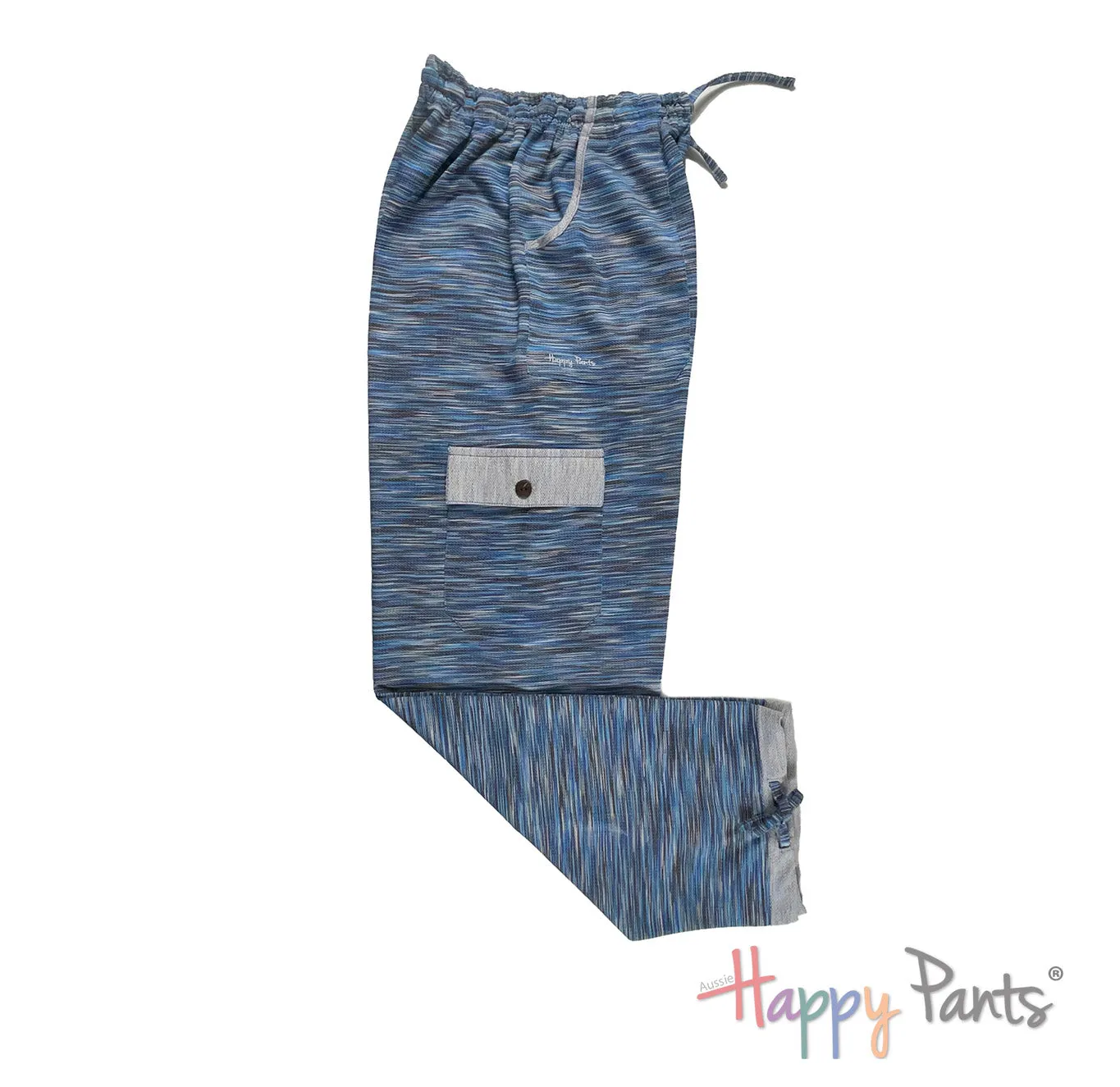 Pacific Blue Men Happy Pants