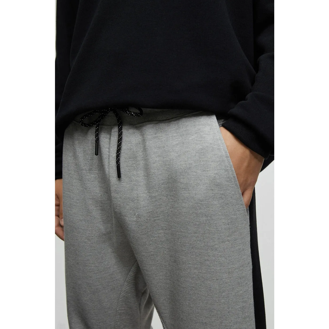 PB Grey Joggers with contrast Panels