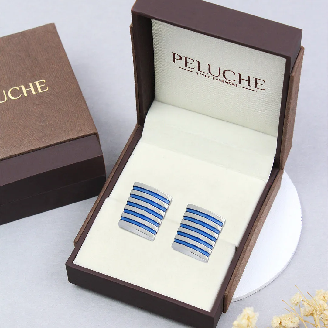 Peluche Effortless Blue Cufflinks