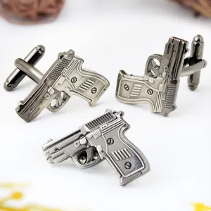 Peluche Gangsta Cufflink and lapel Pin Set