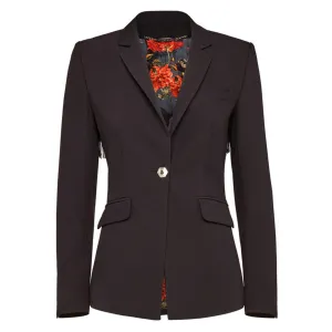 Philipp Plein Blazer "Red Flowers" Size XS