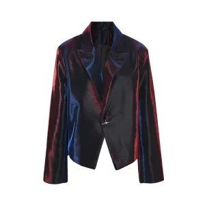 Pre Order:  Glam Iridescence Short Blazer