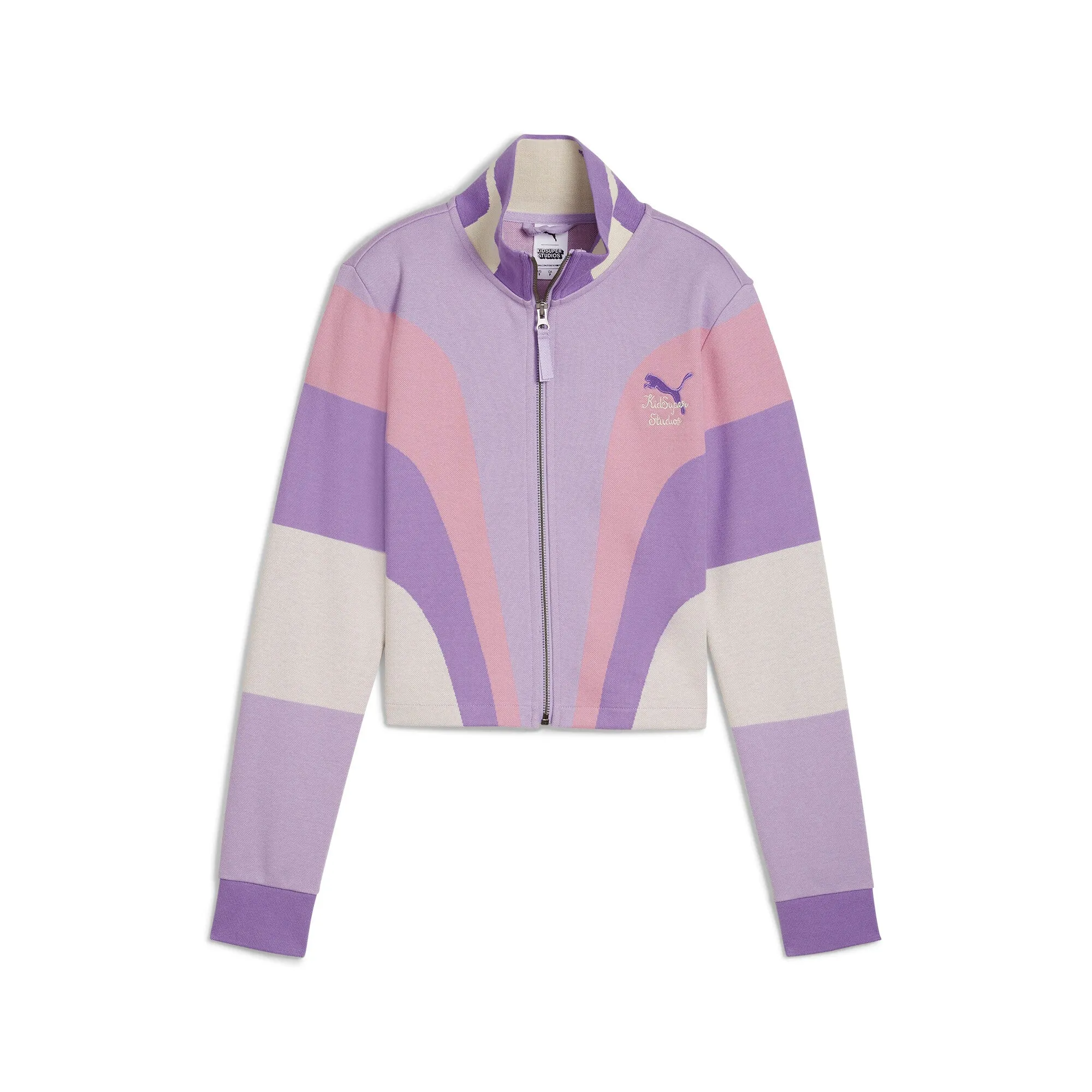 Puma x KidSuper Cropped Womens Jacket [Vivid Violet]