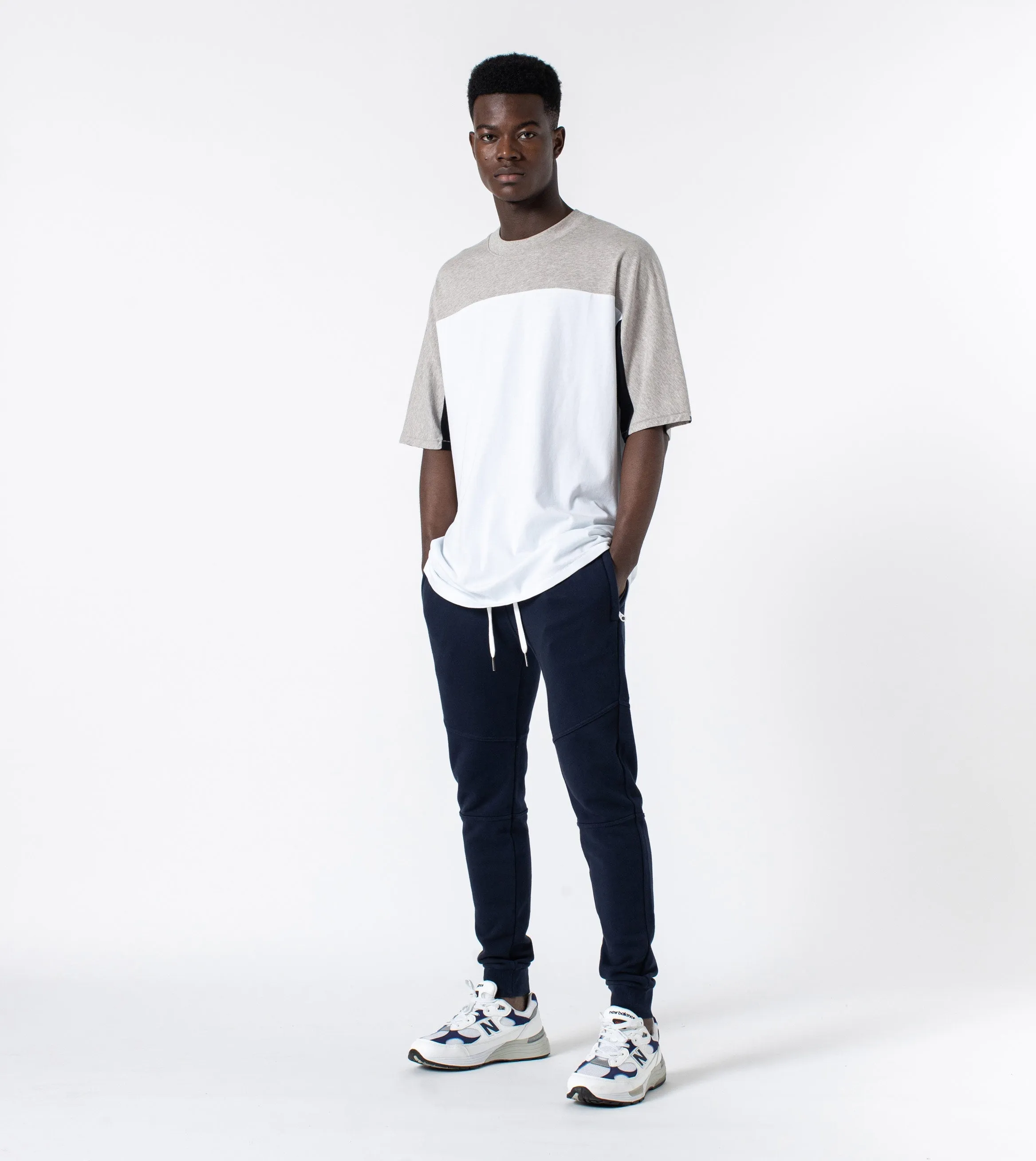 QB Rugger Tee White/Gravel