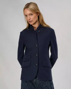 Rag & Bone - Slade Cropped Blazer in navy