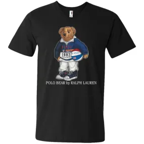 Ralph Lauren Polo Bear T-shirt Men V-Neck T-Shirt