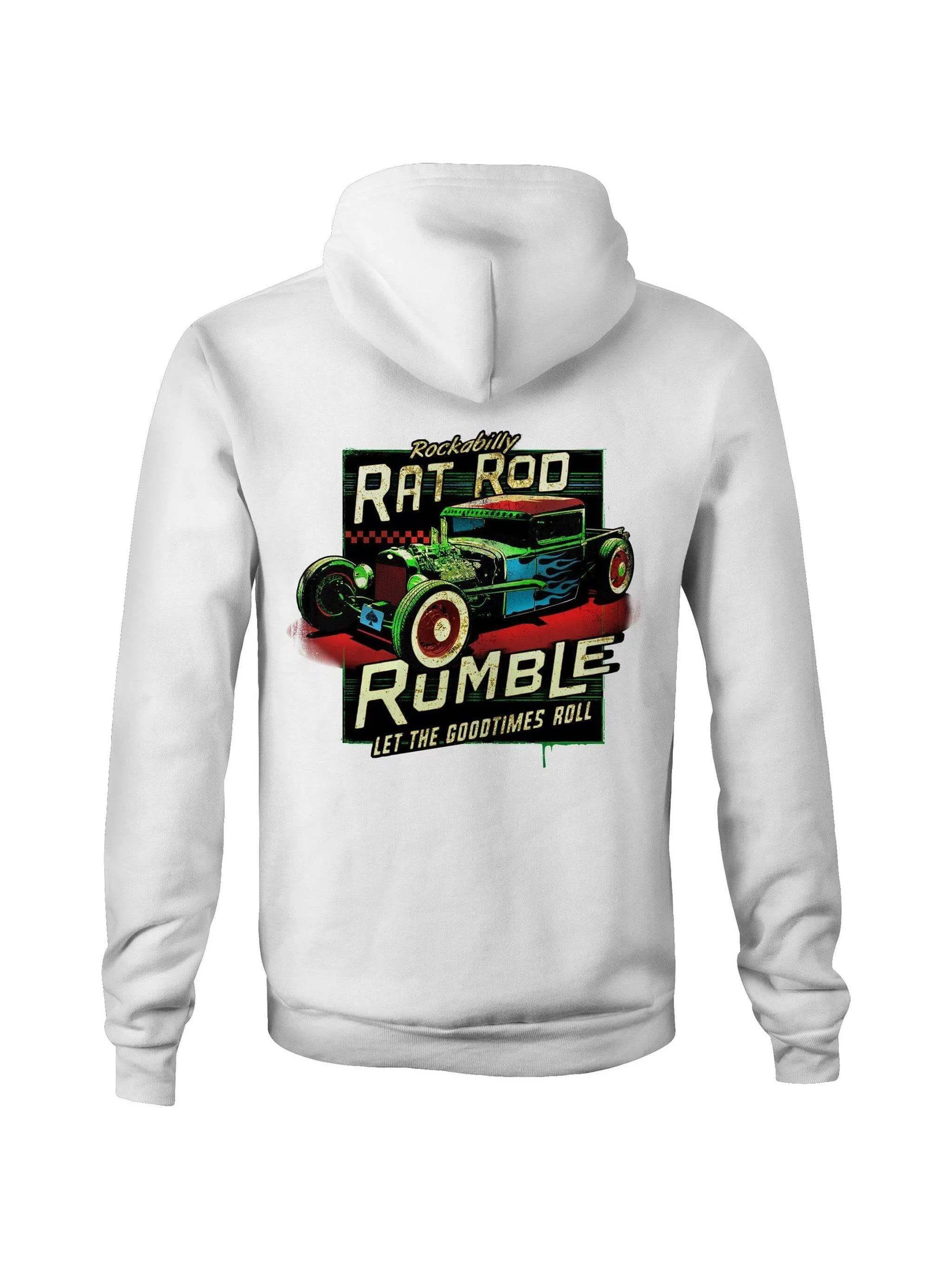 Rat Rod Rumble - Unisex Fleecy Hoodie