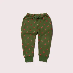 Red Apples Cosy Knee Patch Joggers