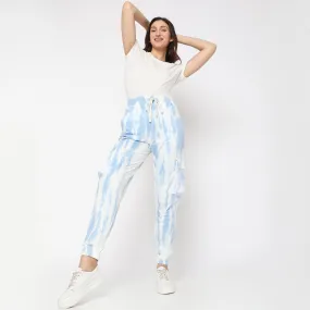 Regular Fit Tie - Dye High Rise Joggers