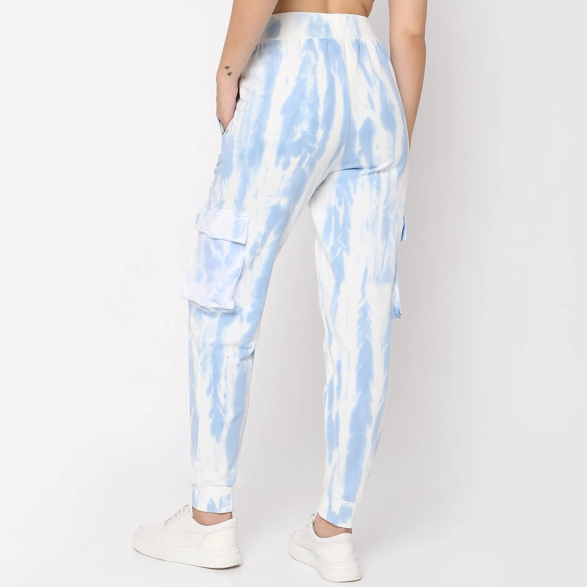 Regular Fit Tie - Dye High Rise Joggers