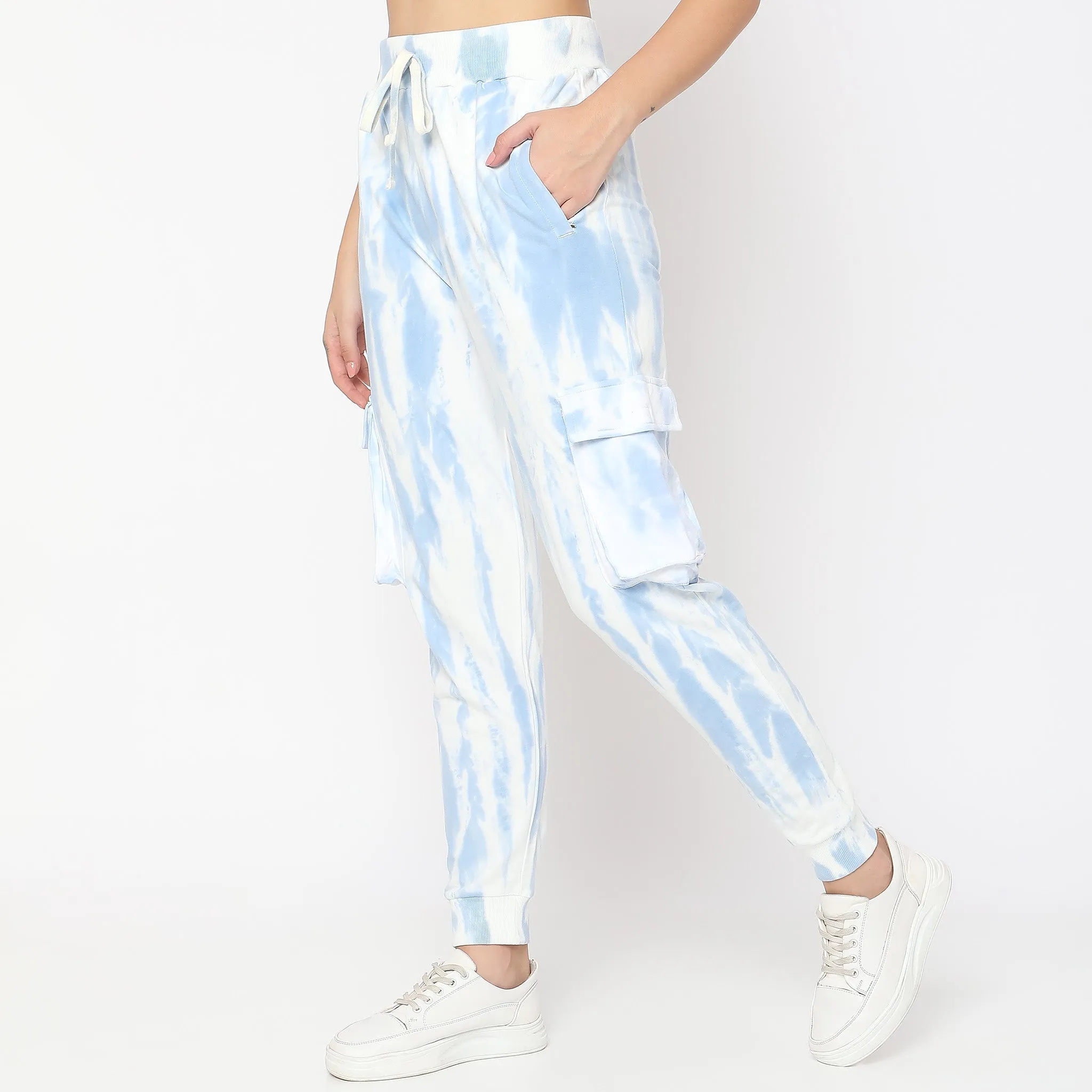 Regular Fit Tie - Dye High Rise Joggers