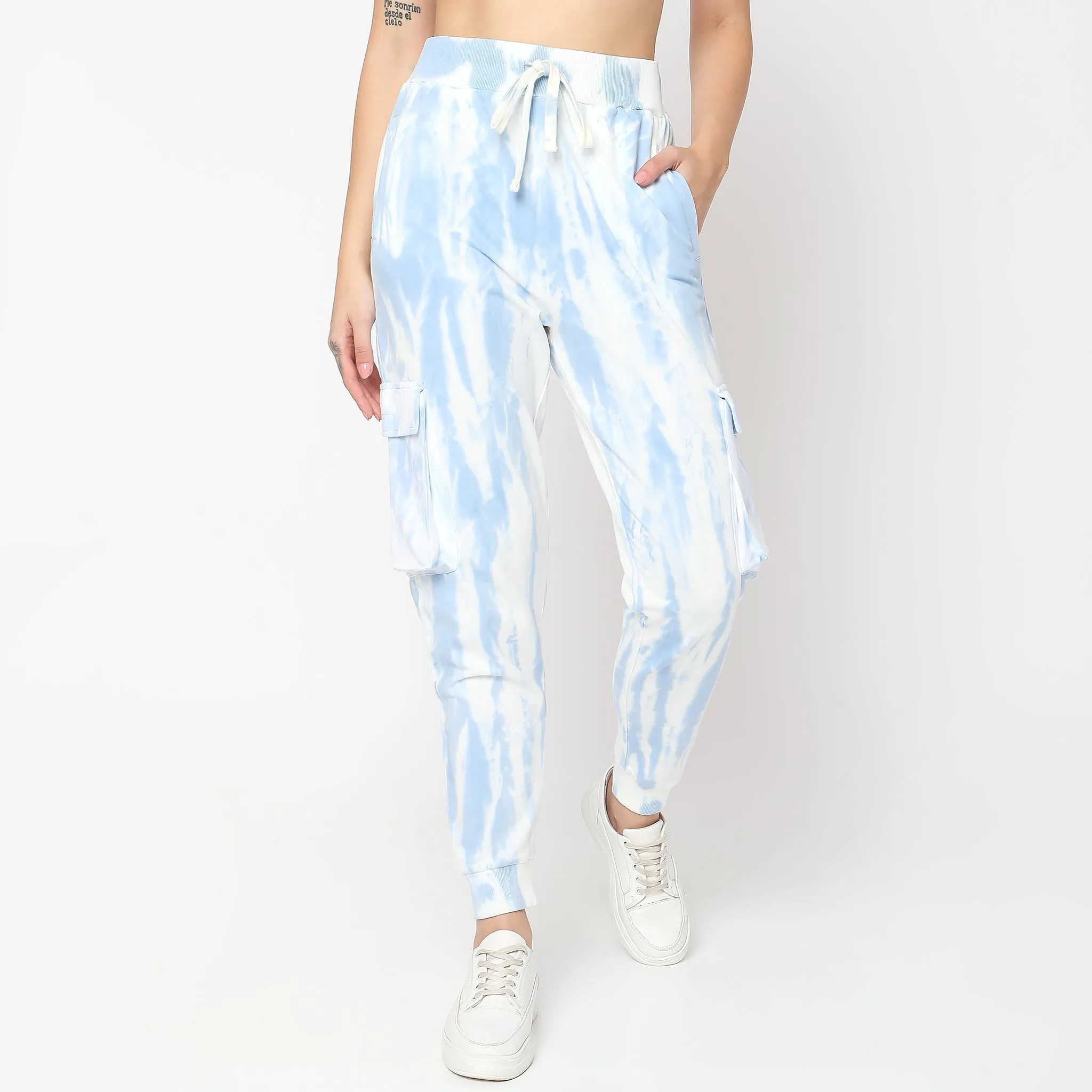 Regular Fit Tie - Dye High Rise Joggers