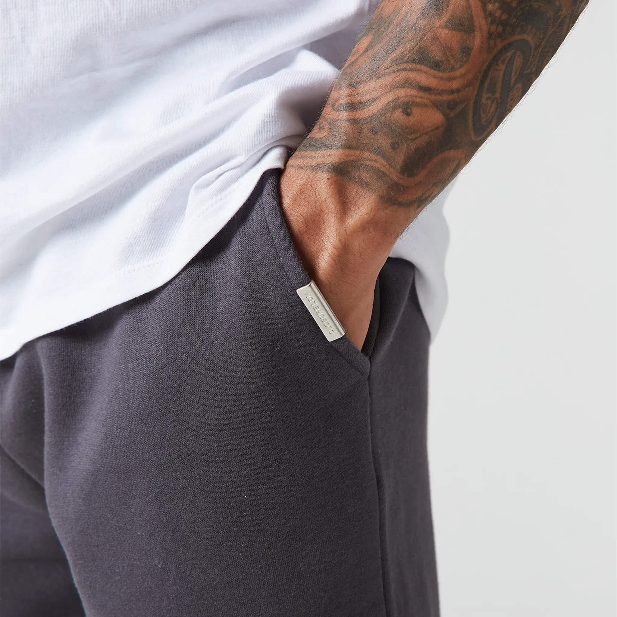 Relaxed Fit Cuffed Jogger | Dark Grey