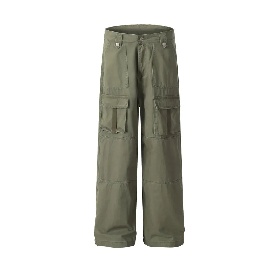 Relaxed Fit Utility Cargo Pants