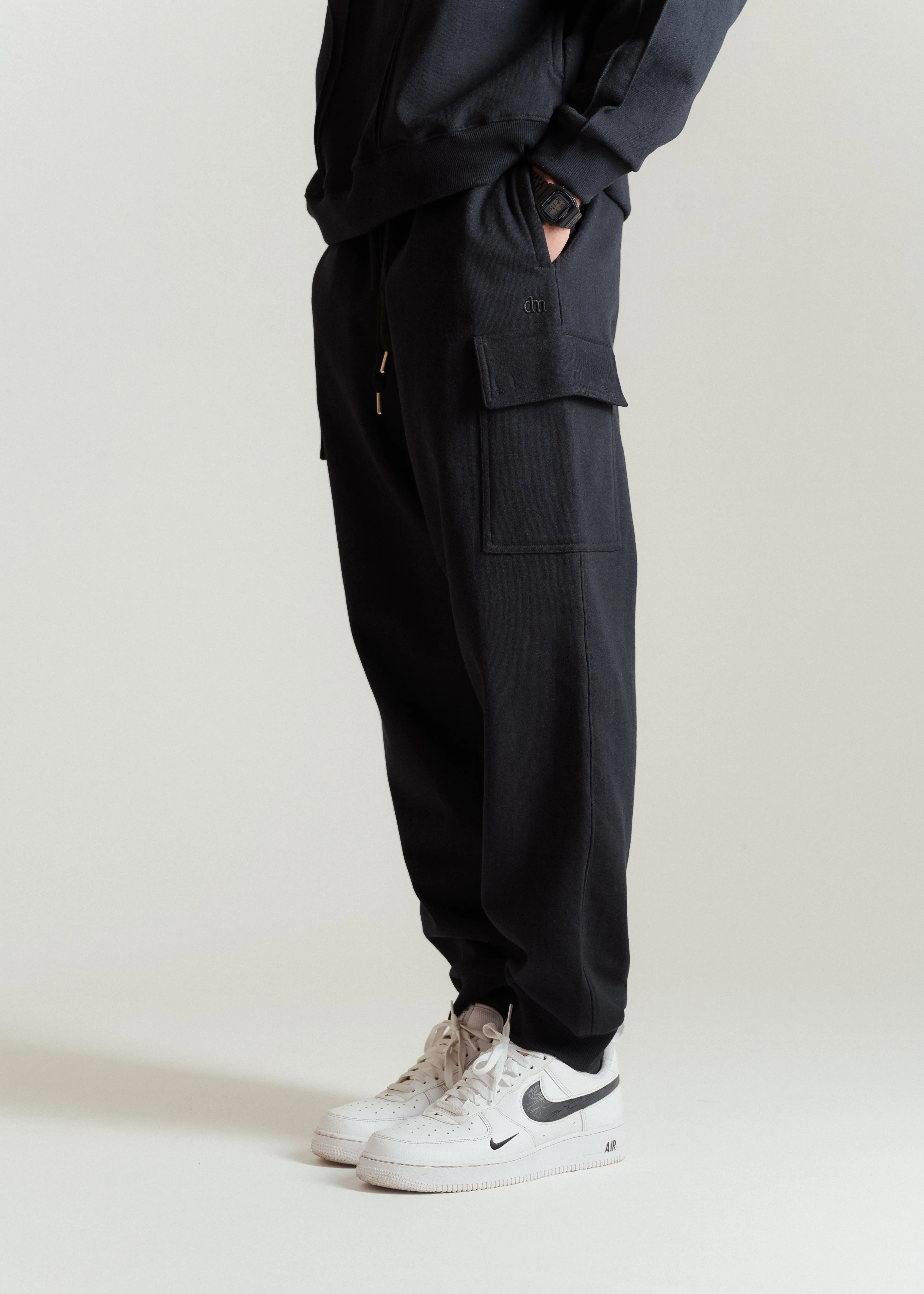 ReVive Cargo Joggers — Black