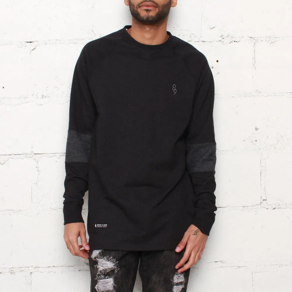 Rudimental Paneled Terry Jersey Black