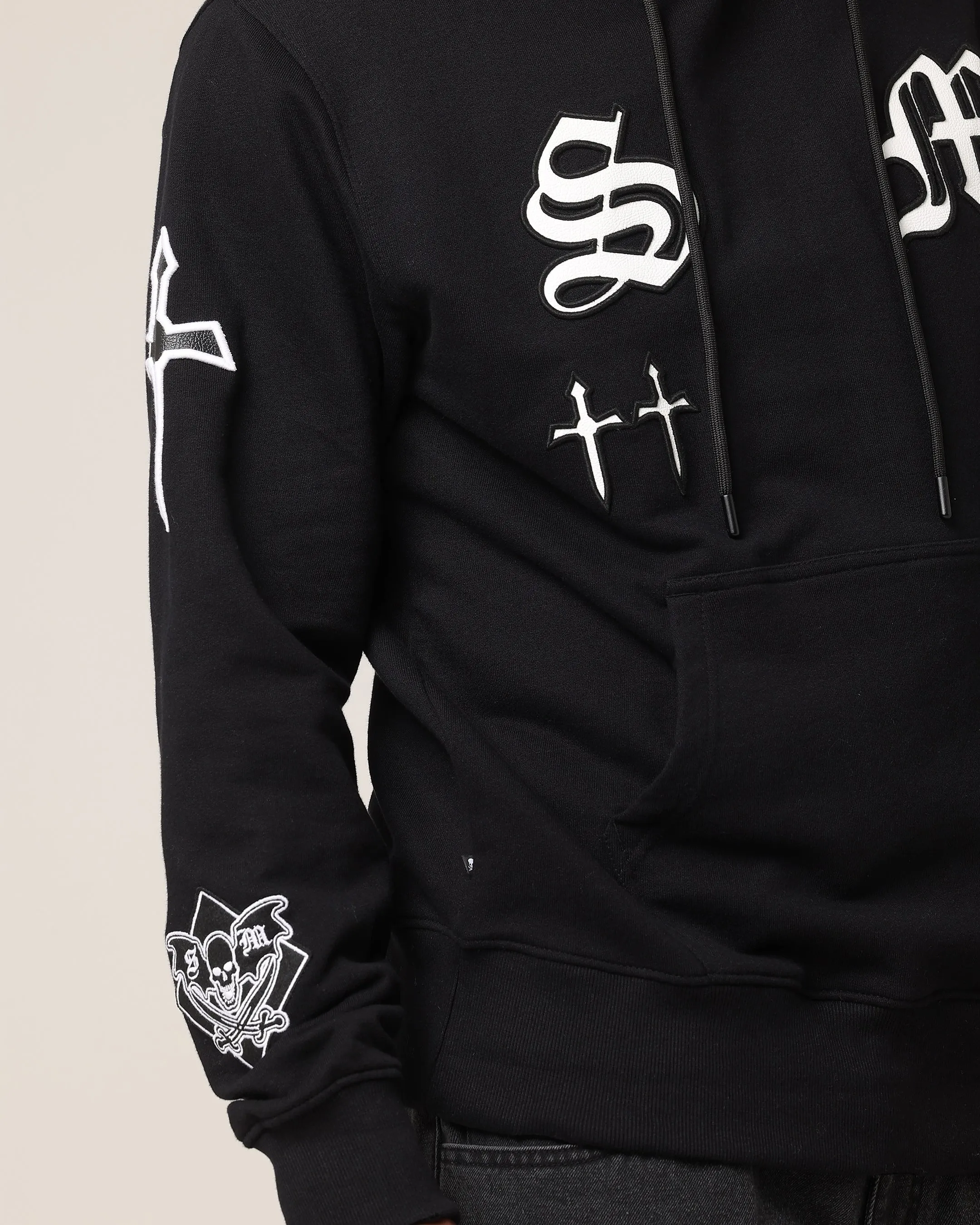 Saint Morta Graveyard V2 Hoodie Black/White