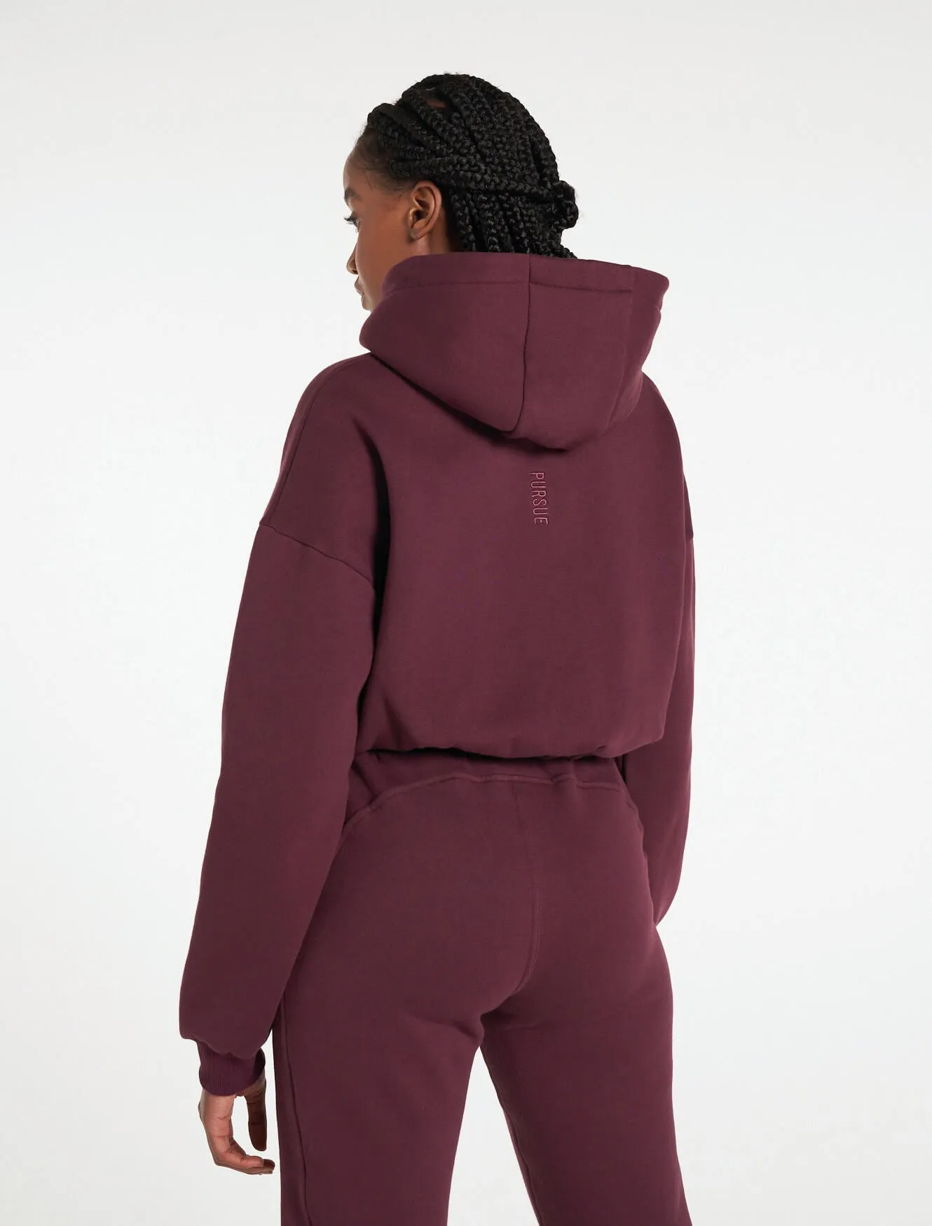 Select Crop Jacket - Black Cherry