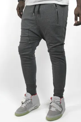 Semi Drop Crotch Jogger - Grey