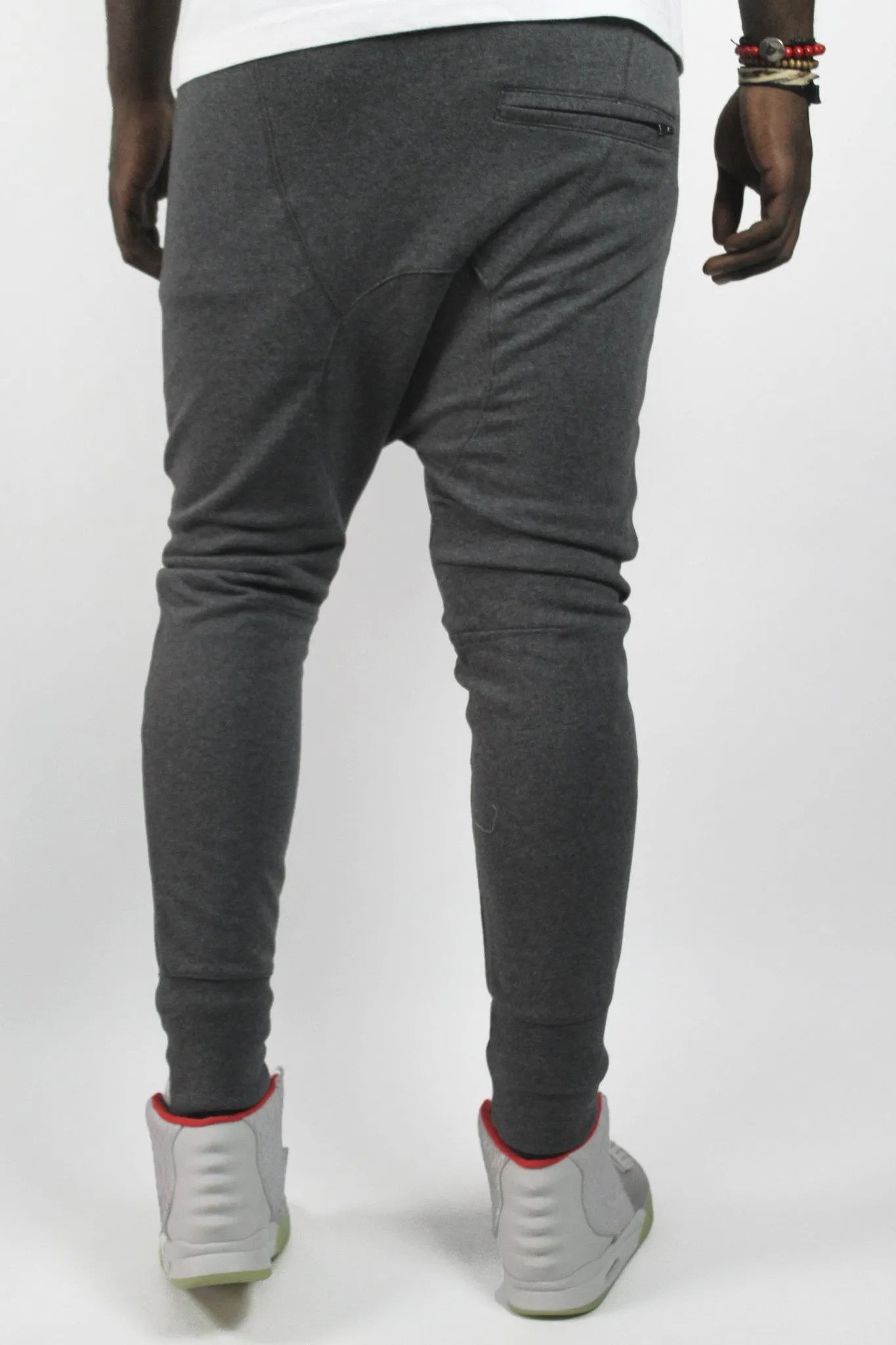 Semi Drop Crotch Jogger - Grey