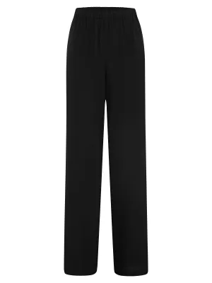 Silk Elastic Waist Pant