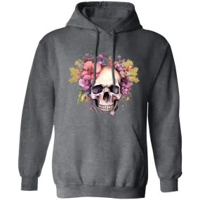 Skull and Roses Z66x Pullover Hoodie 8 oz