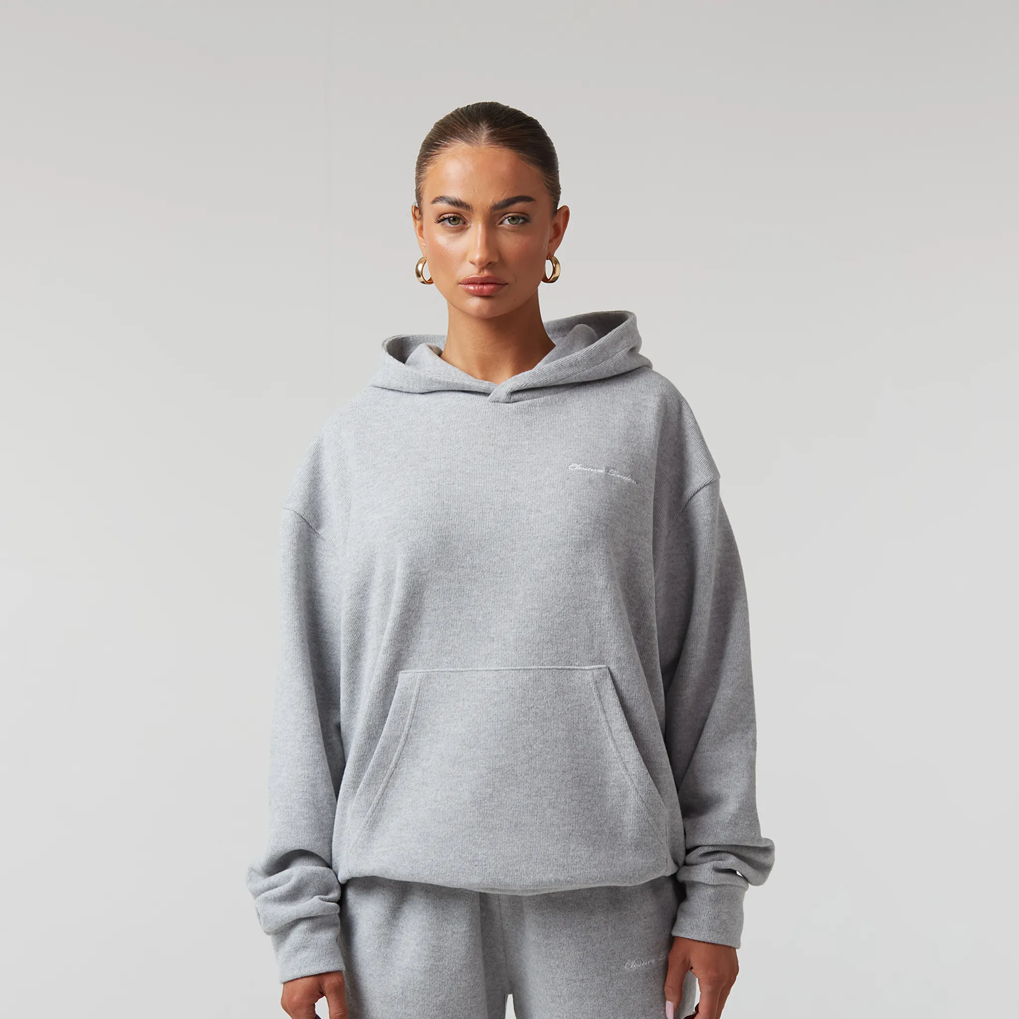 Soft Knit Tracksuit I Grey Marl