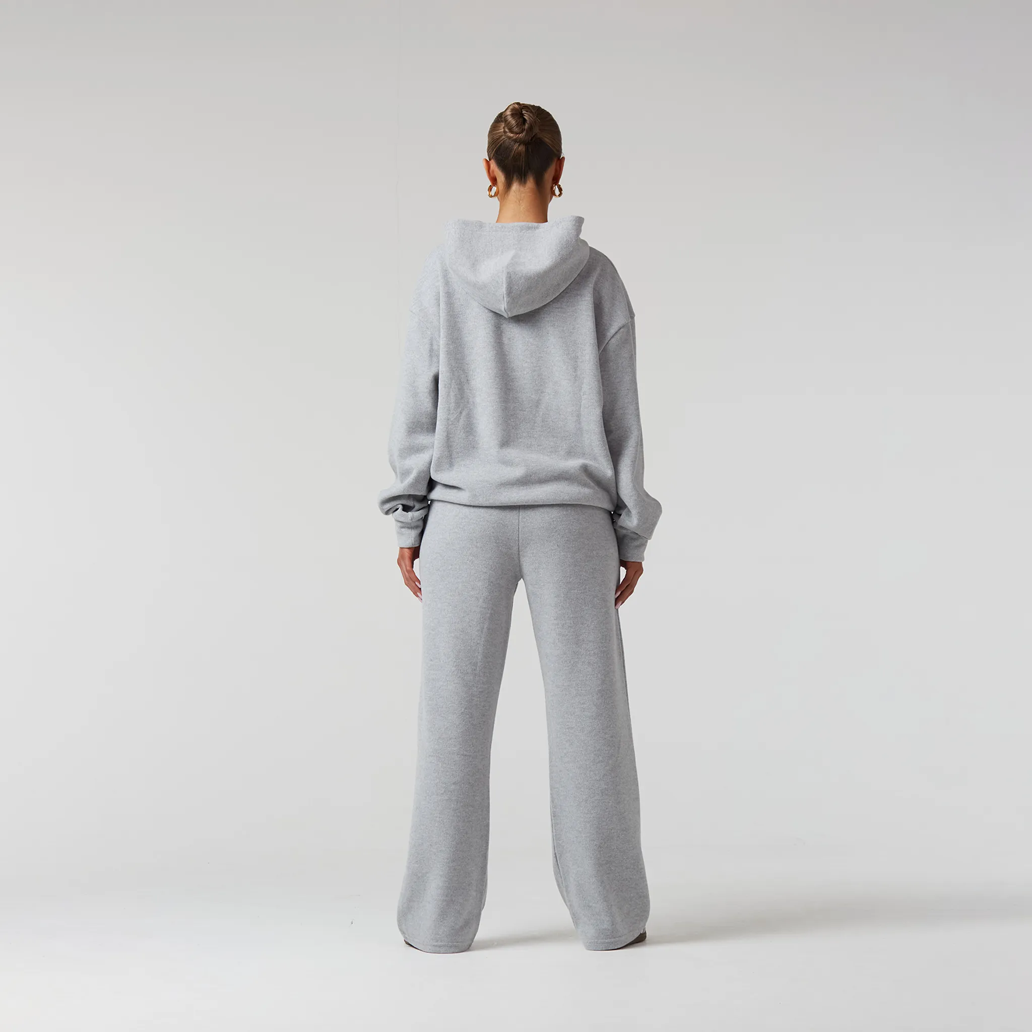 Soft Knit Tracksuit I Grey Marl