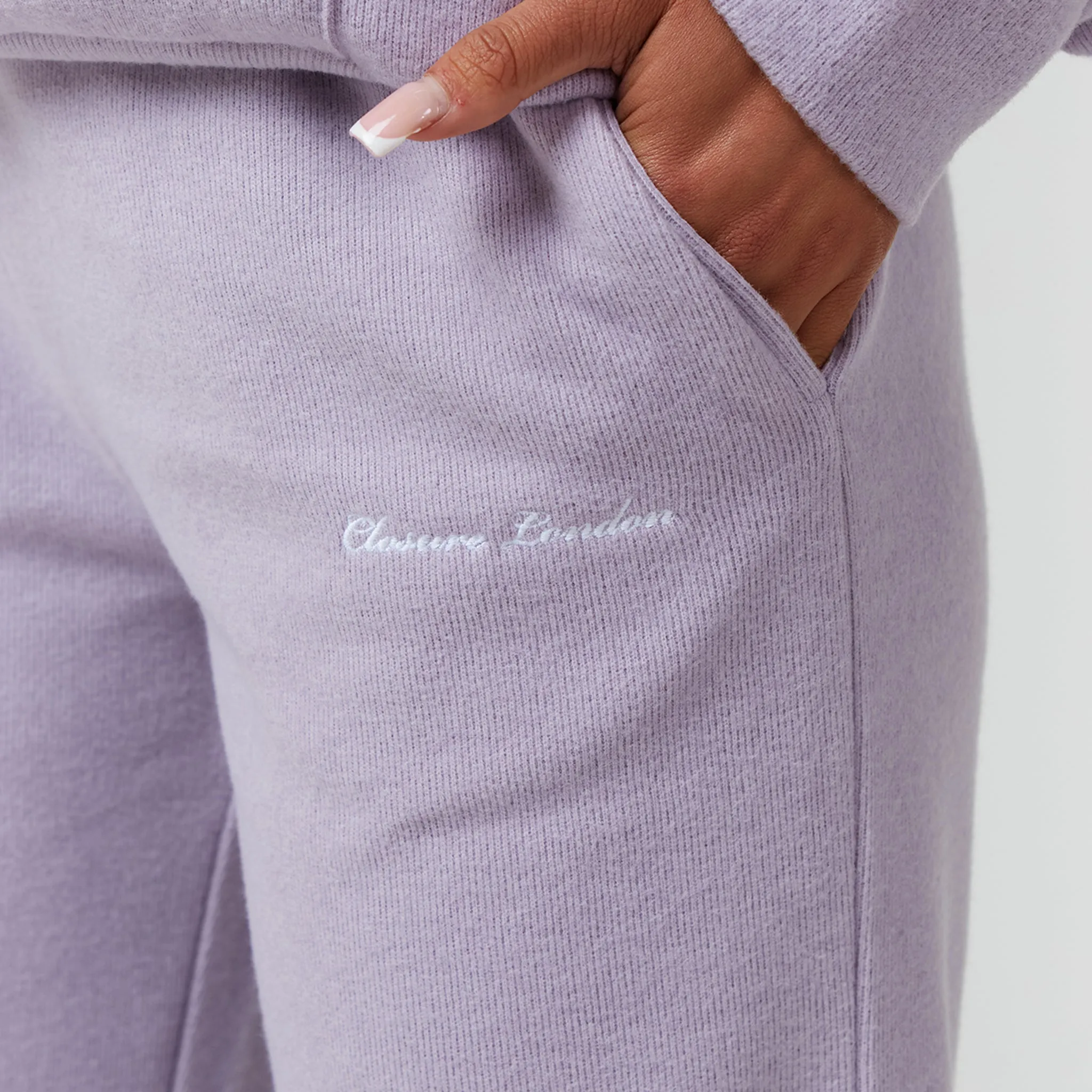 Soft Knit Tracksuit | Lilac