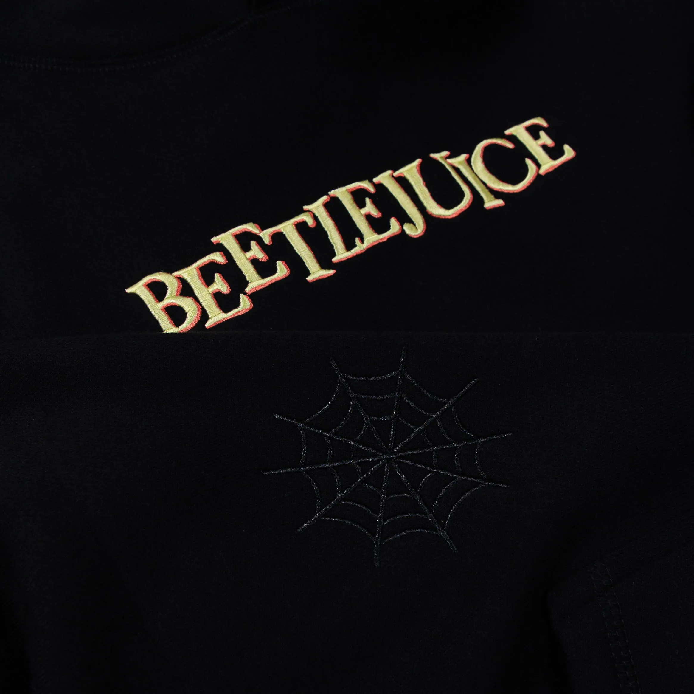 SP x Beetlejuice Poster Pullover Mens Hoodie (Black/Yellow)