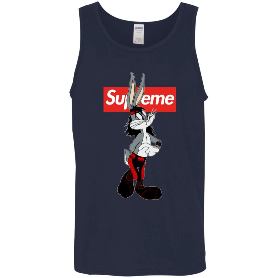 Supreme Rabbit T-shirt Men Cotton Tank