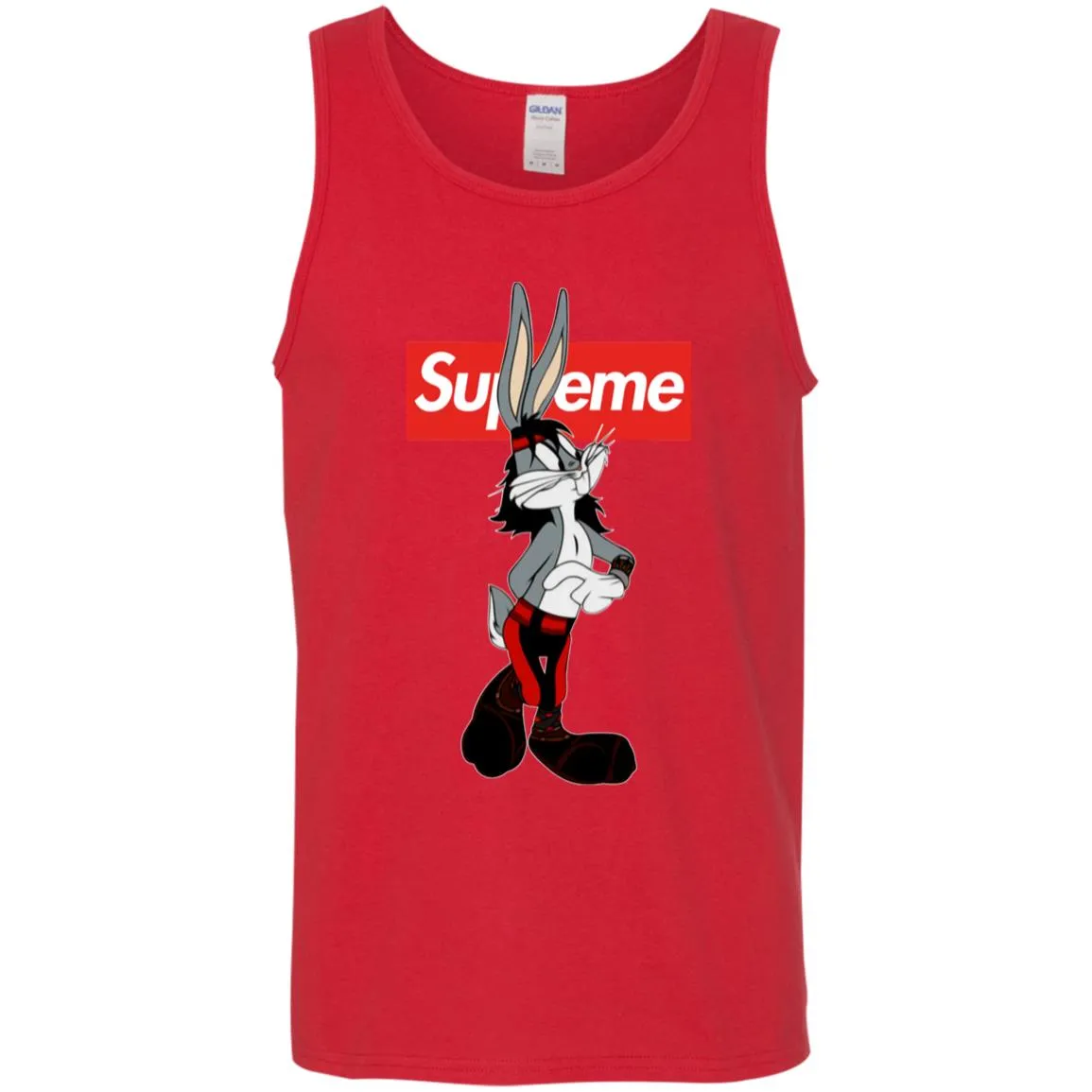 Supreme Rabbit T-shirt Men Cotton Tank