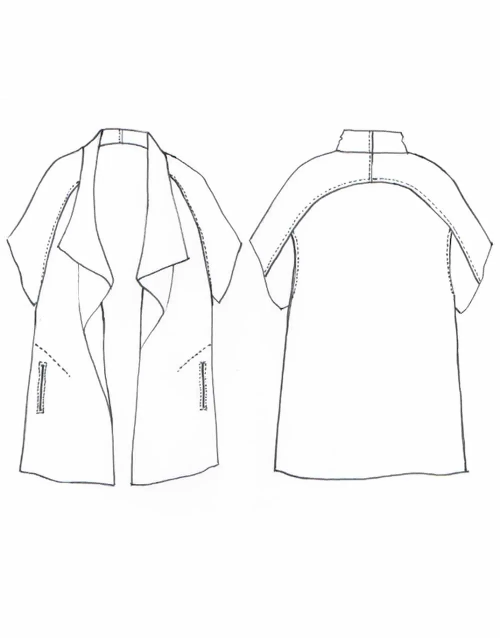 Sydney Jacket Sewing Pattern, Tessuti