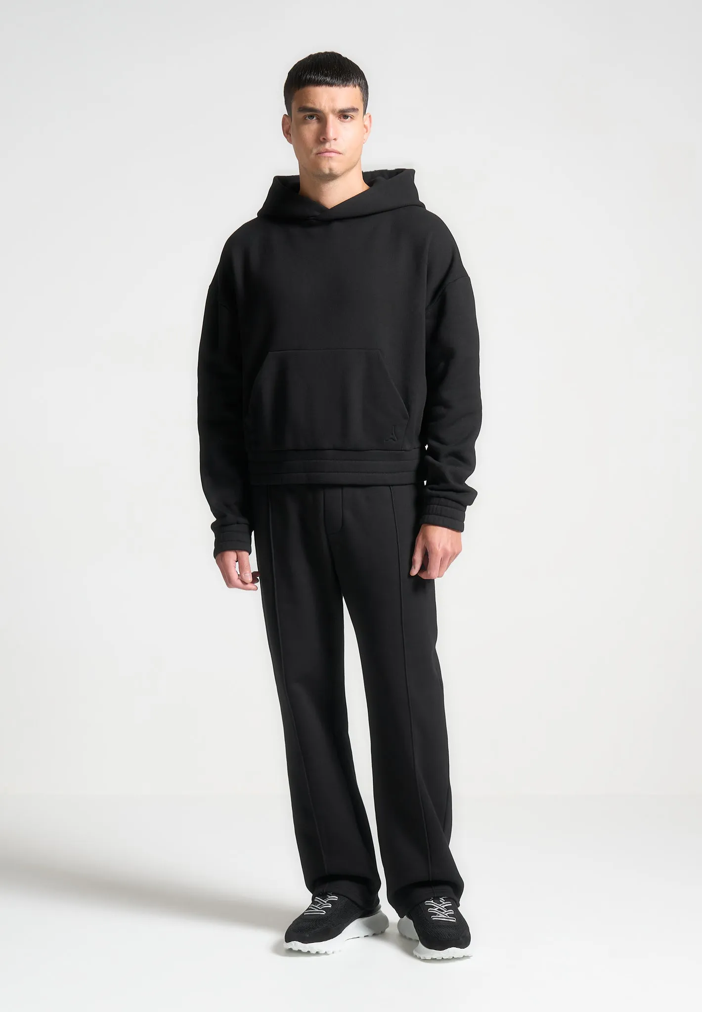 Éternel Pintuck Joggers - Black