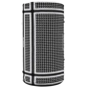 TF235BW Motley TubeÂ® Fleece Lined- Houndstooth, Black and White