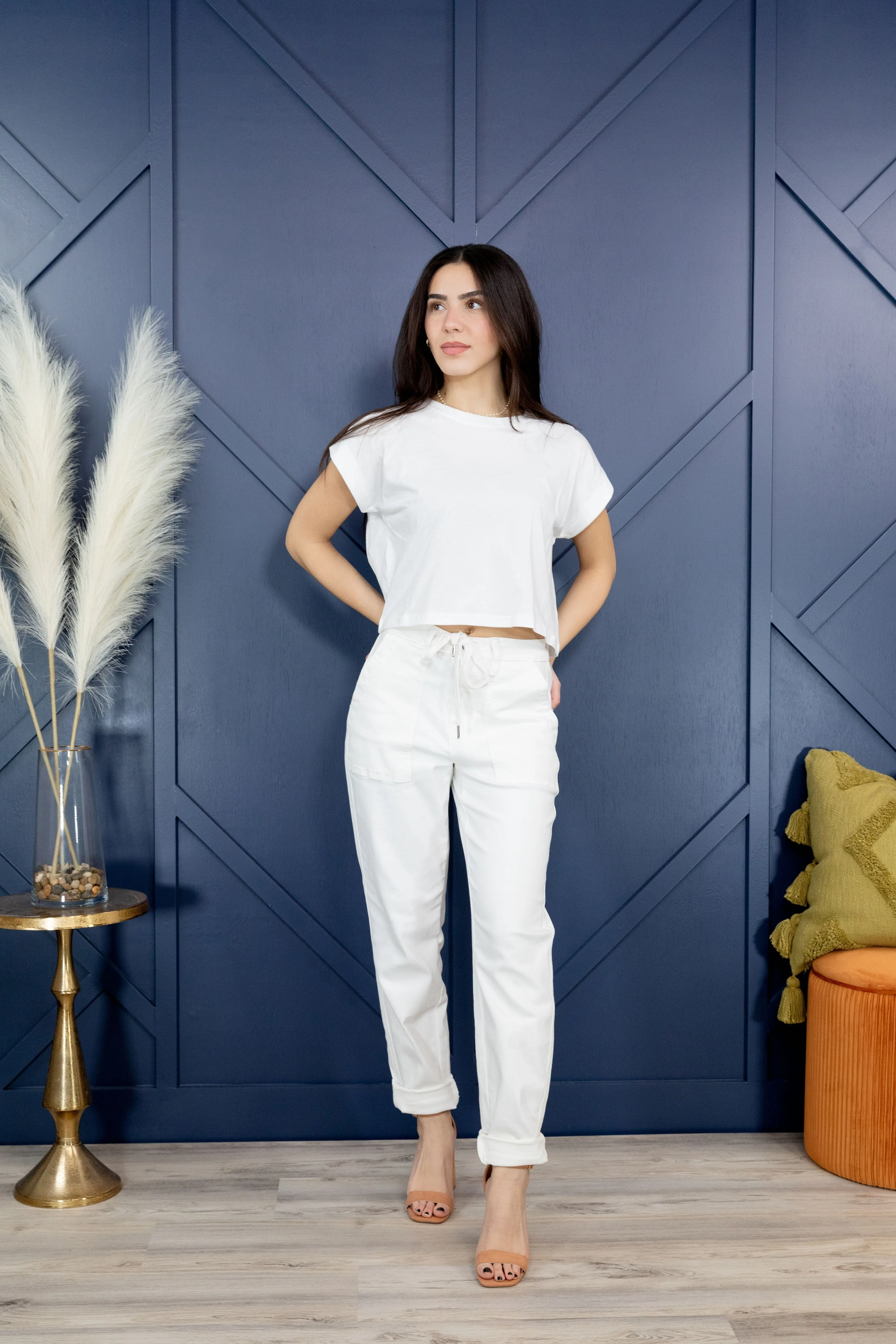 The Noah from Judy Blue: High-Rise Denim Joggers