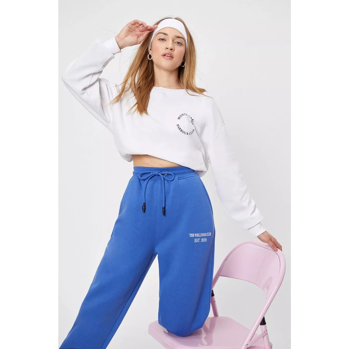 The Wellness Club Blue Joggers