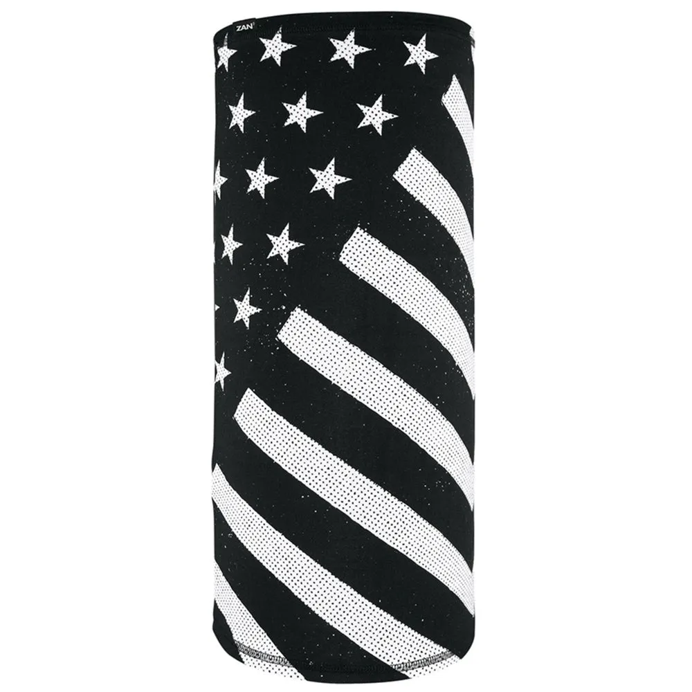 TL091 Motley Tube®, SportFlex(tm) Series- Black & White Flag