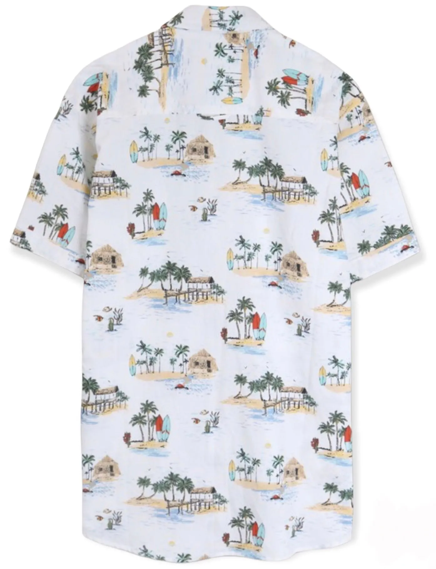 Tropical Island Polplin Casual Shirt