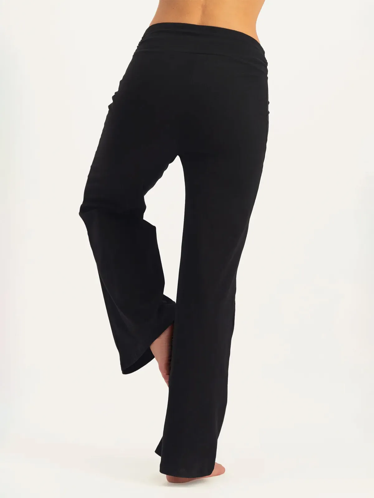 Urban Goddess Maeve Wide Leg Yoga Pants - Onyx Black