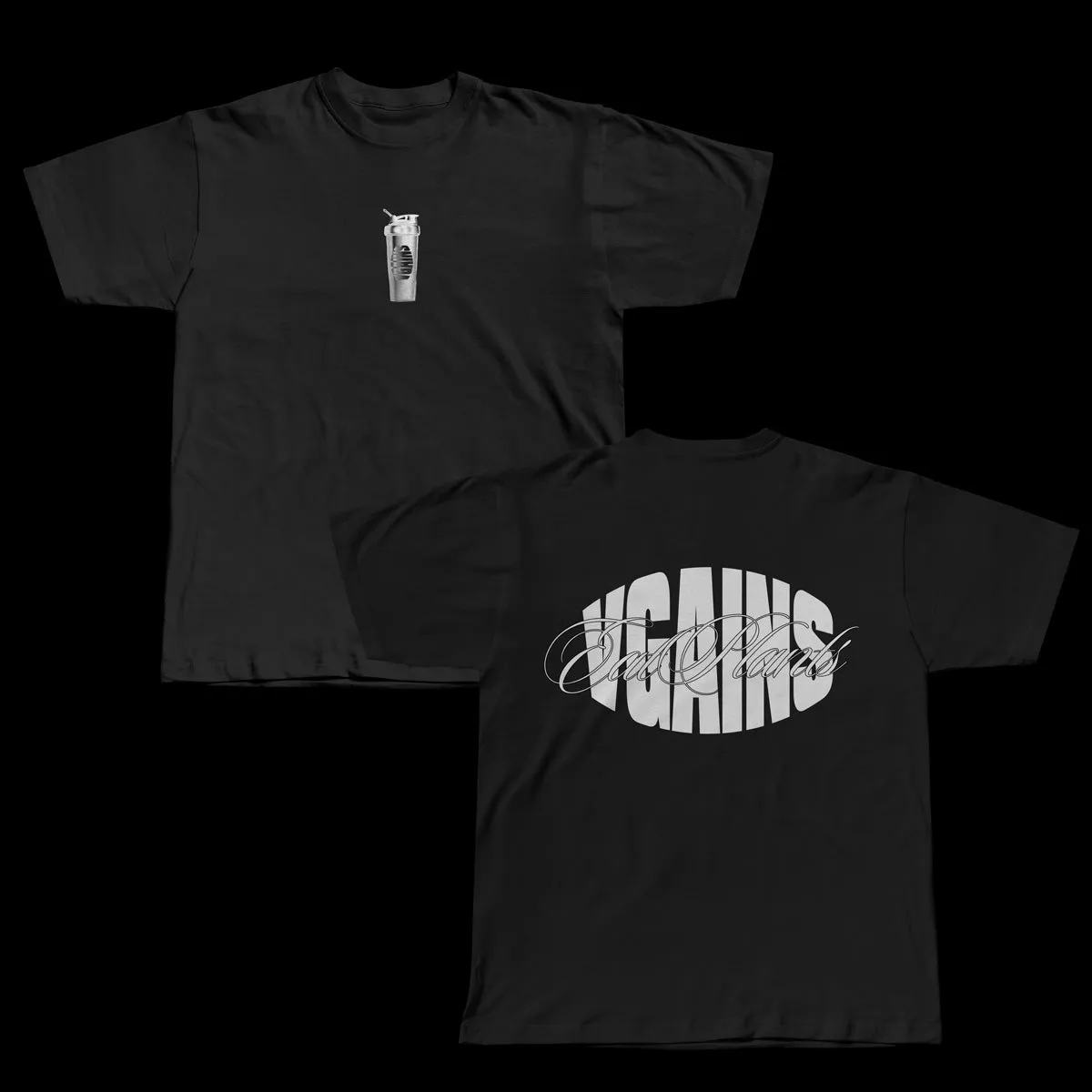 VGAINS Pump Cover Tee - Black