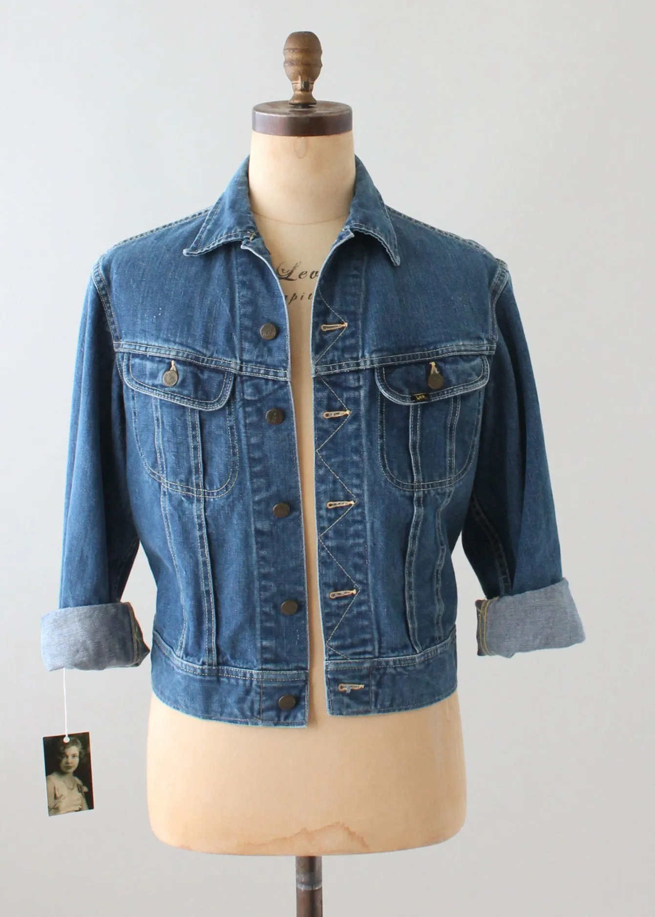 Vintage 1960s LEE Denim Jean Trucker Jacket