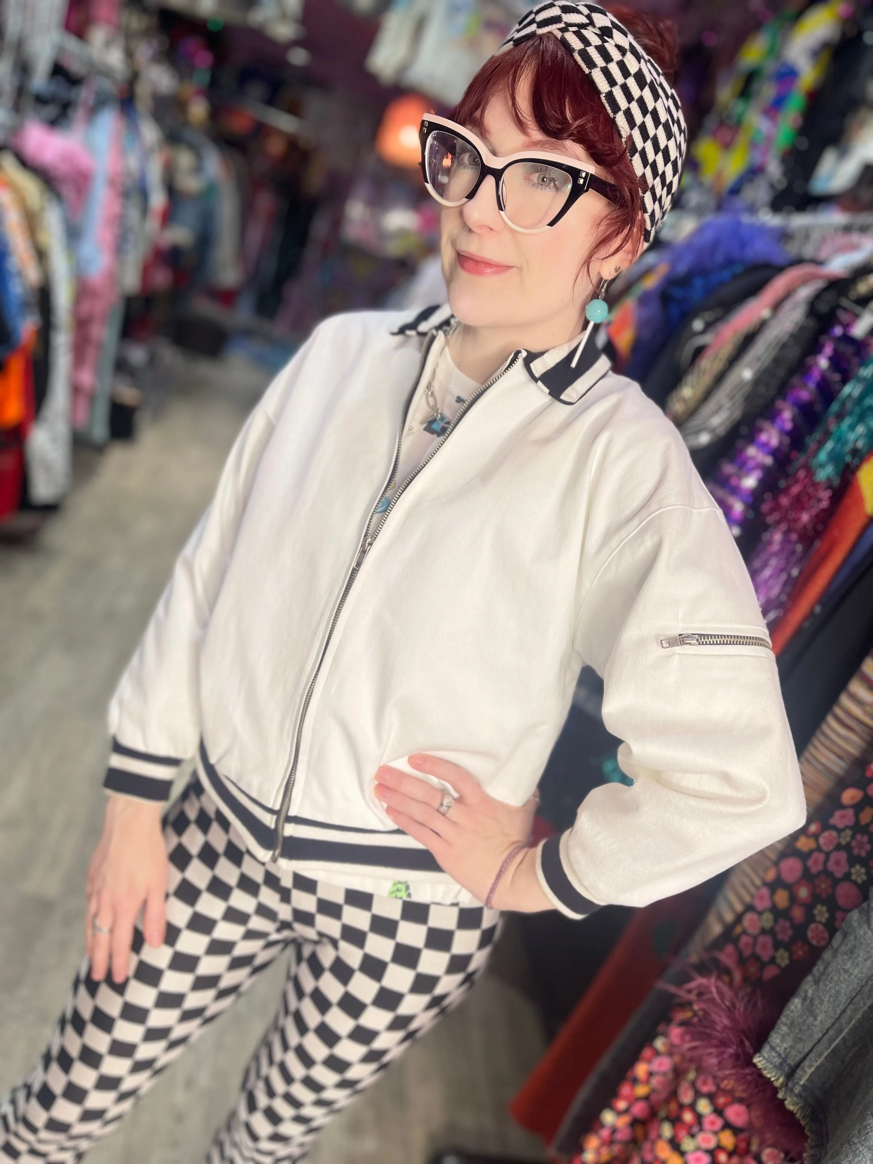 Vintage 90s Sequin 8 Ball Jacket