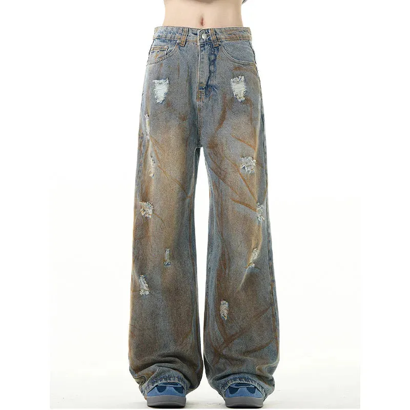 Vintage American Straight Jeans Pants