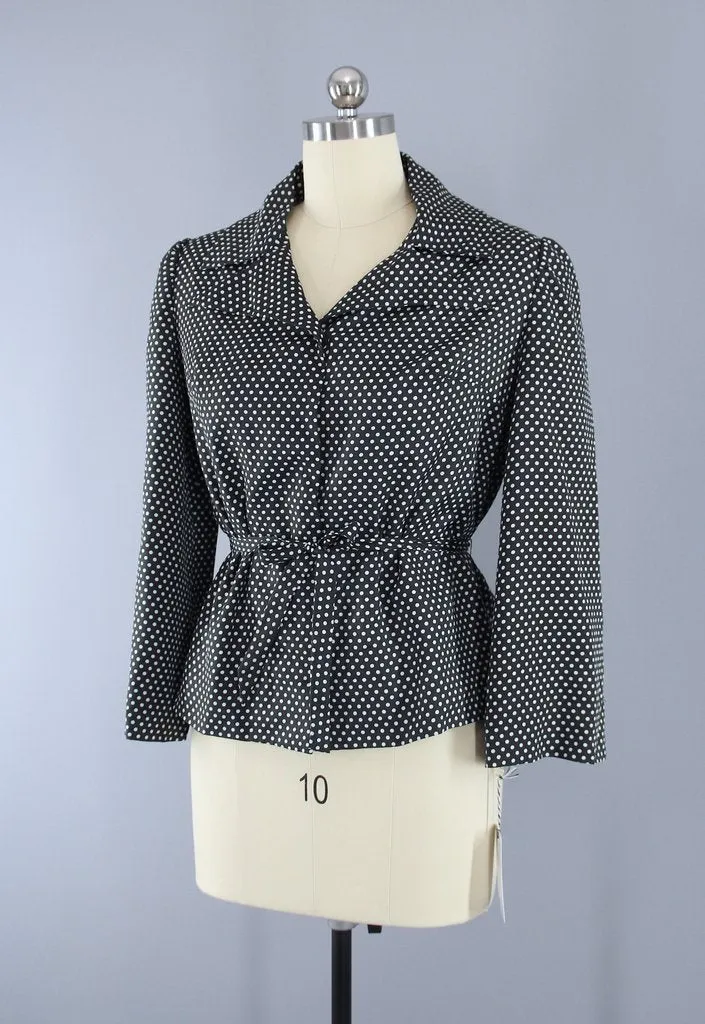 Vintage Polka Dot Jacket