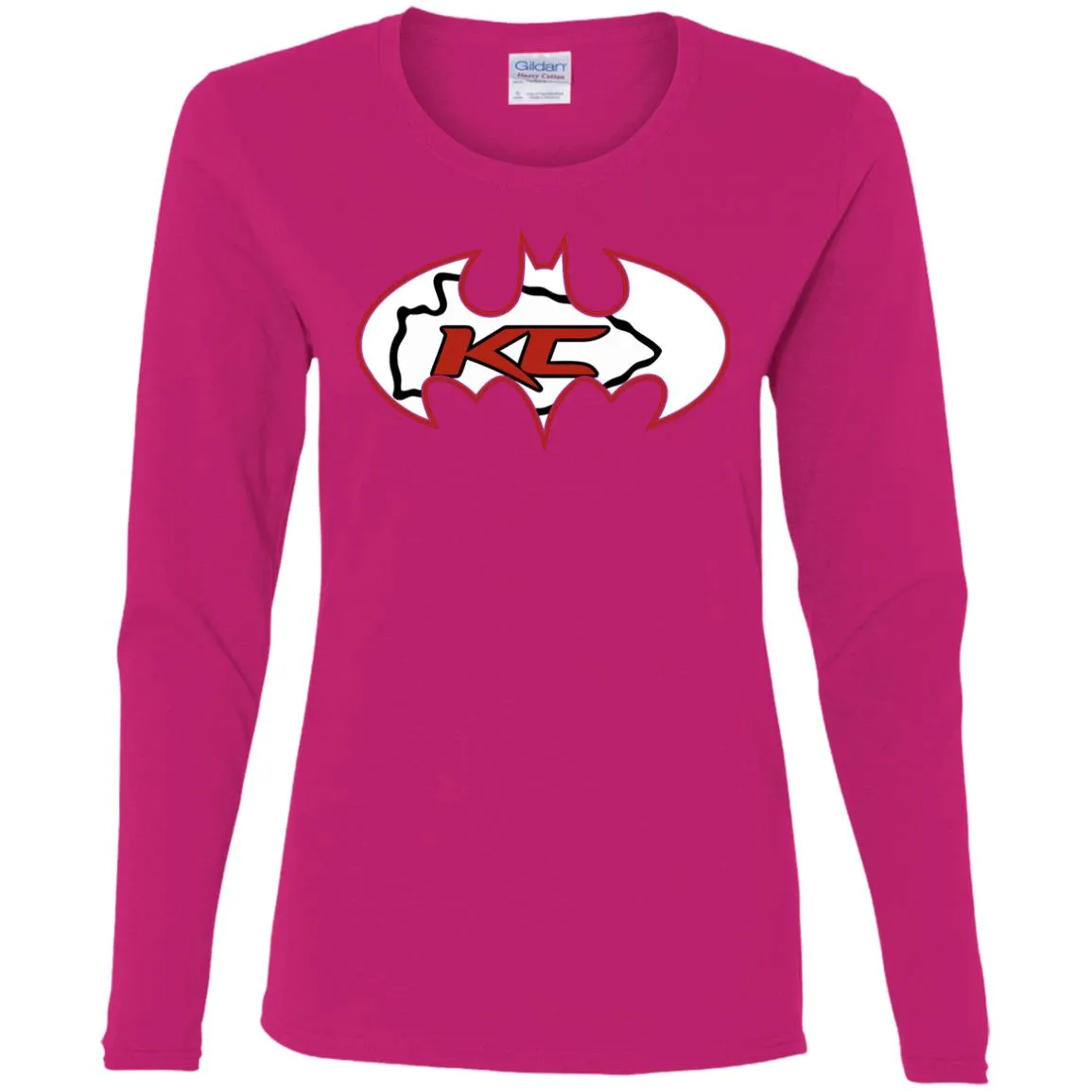 We Are The Kansas City Chiefs Batman Nfl Mashup Women Long Sleeve Shirt